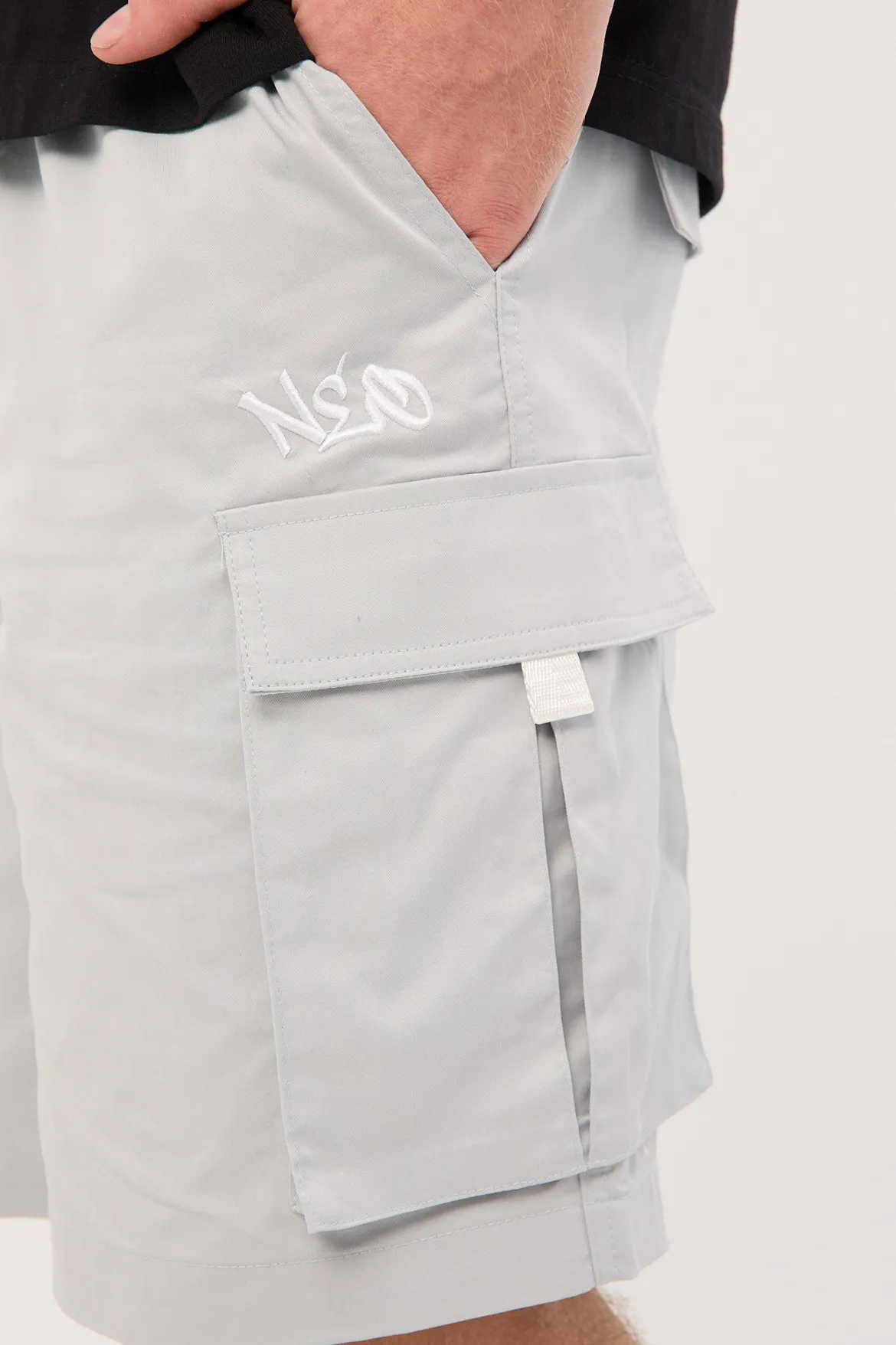 Fatal Organic Cargo Short Grey