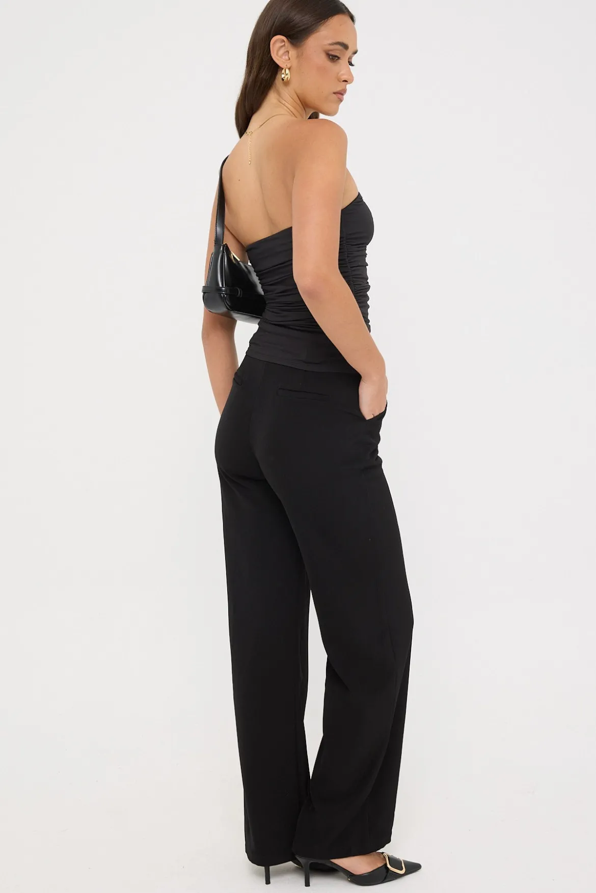 Fay High Rise Pant Black