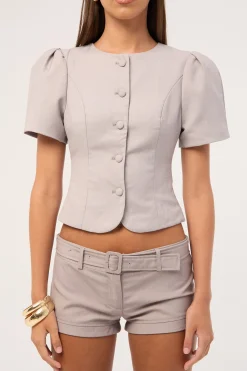 Femme Blouse Grey