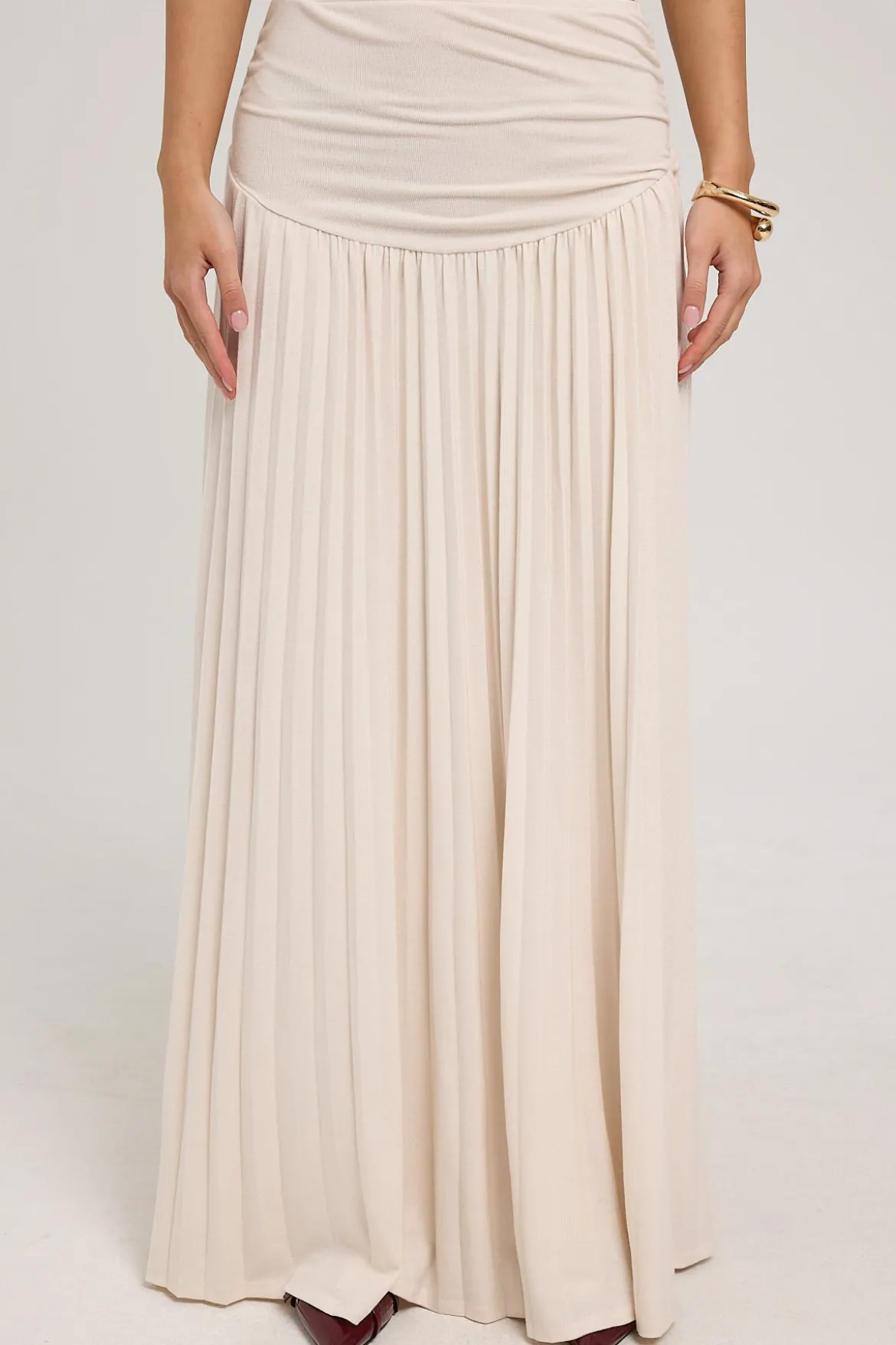 Field Of Dreams Maxi Skirt Ivory