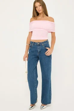 Field Of Dreams Top Pink