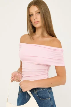 Field Of Dreams Top Pink