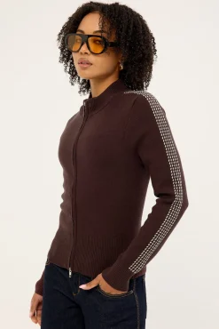 Final Call Zip Knit Sweater Bitter Chocolate