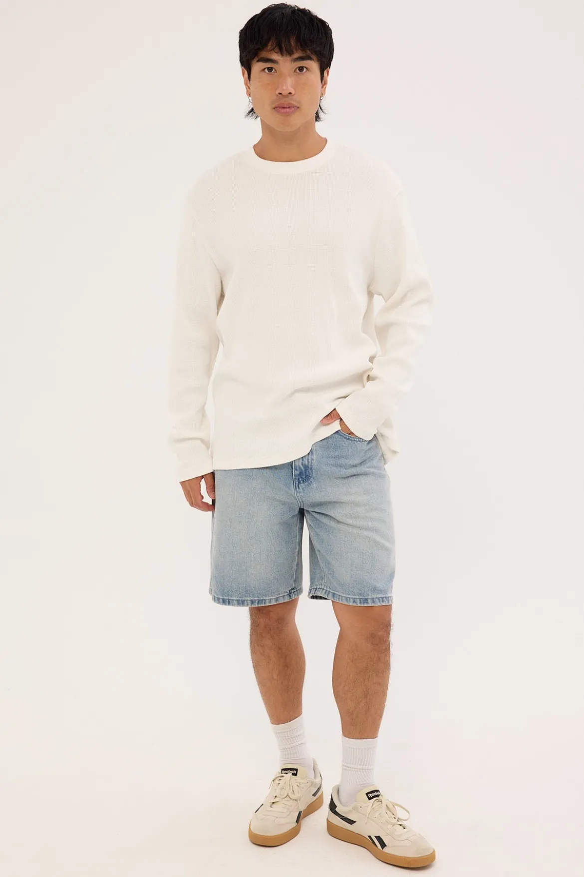 First Class Denim Jort Cloud Blue Denim