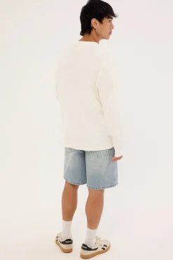 First Class Denim Jort Cloud Blue Denim