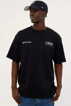First Class Heavyweight Boxy Tee Black