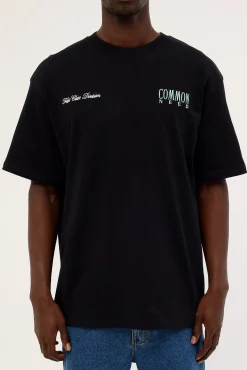 First Class Heavyweight Boxy Tee Black