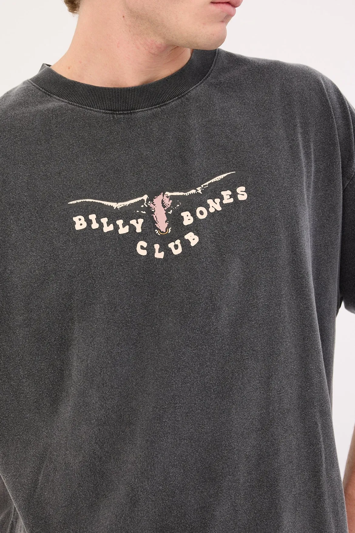 Flash Club 4.0 Oversized Boxy Tee Washed Black