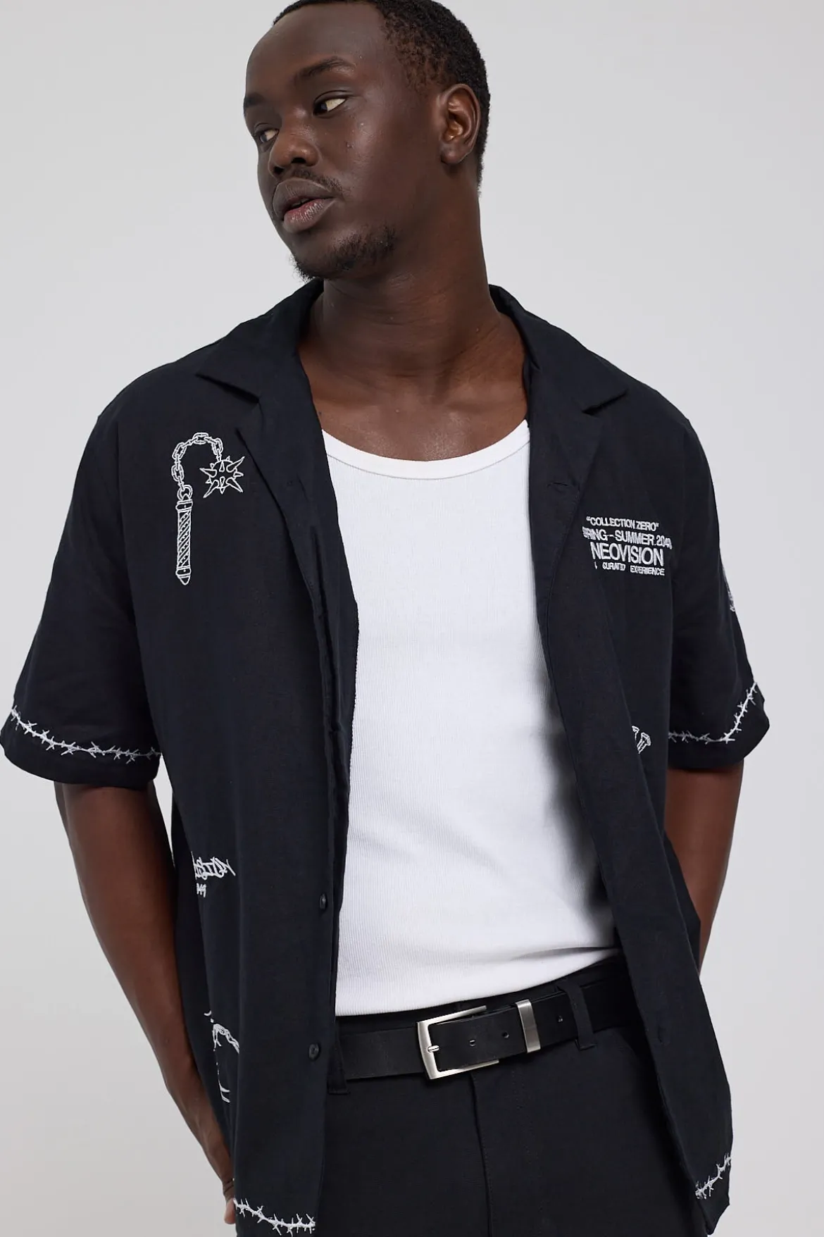 Flash Resort Shirt Black