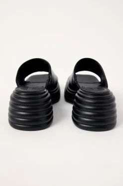 Flaunt Wedge Heel Black
