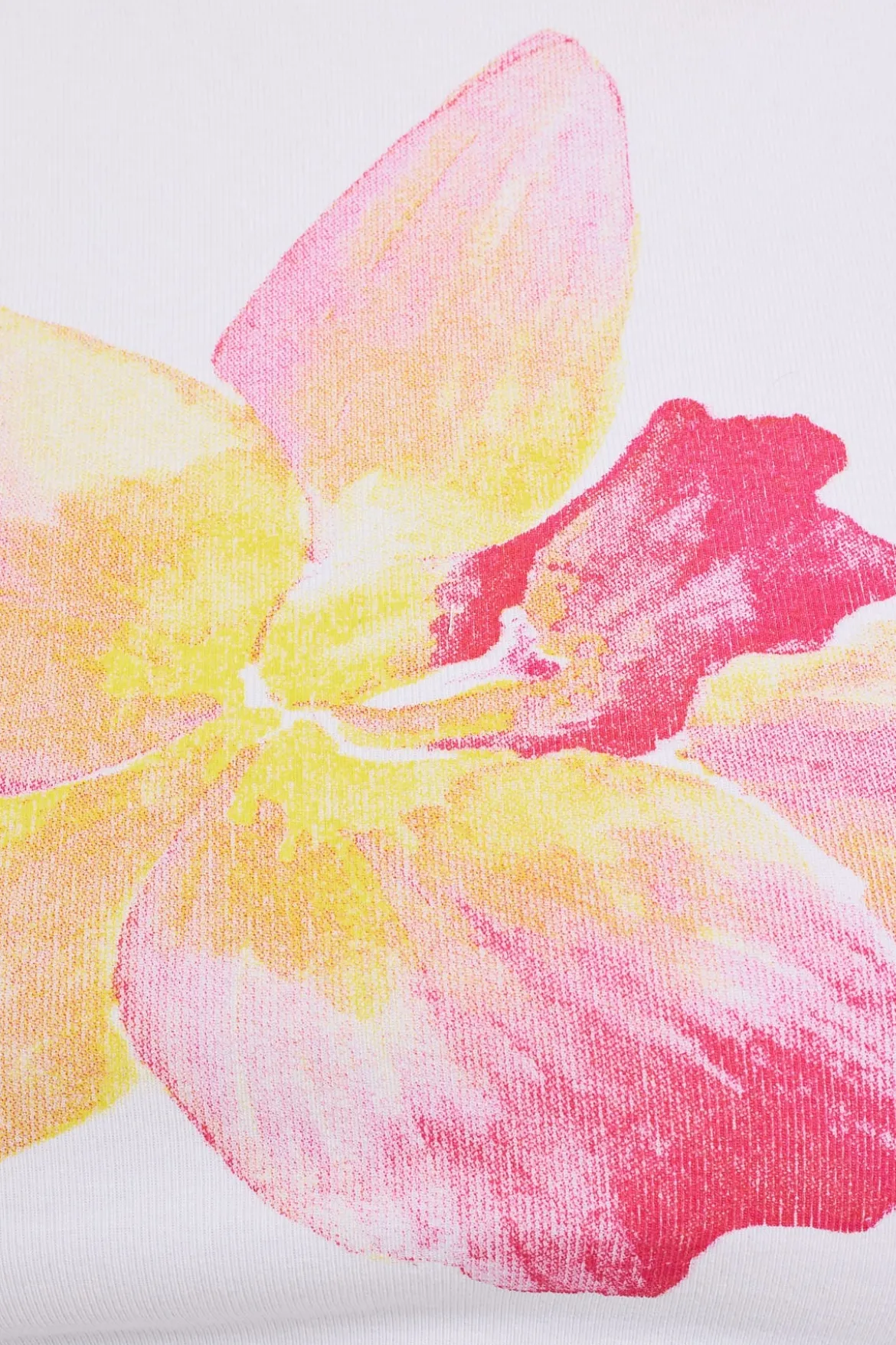 Fleur Bloom Flower Tee White