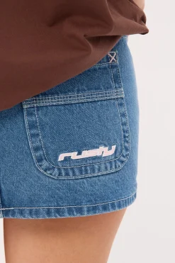 Flip Mommy Low Rise Mini Skirt Middy Blue/Baby Pink