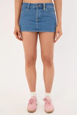 Flip Mommy Low Rise Mini Skirt Middy Blue/Baby Pink