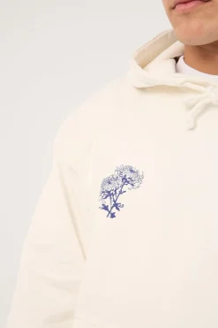 Flora Boxy Hoodie Off White