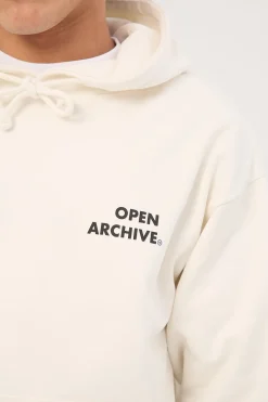 Flora Boxy Hoodie Off White