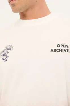 Flora Organic Boxy Tee Off White