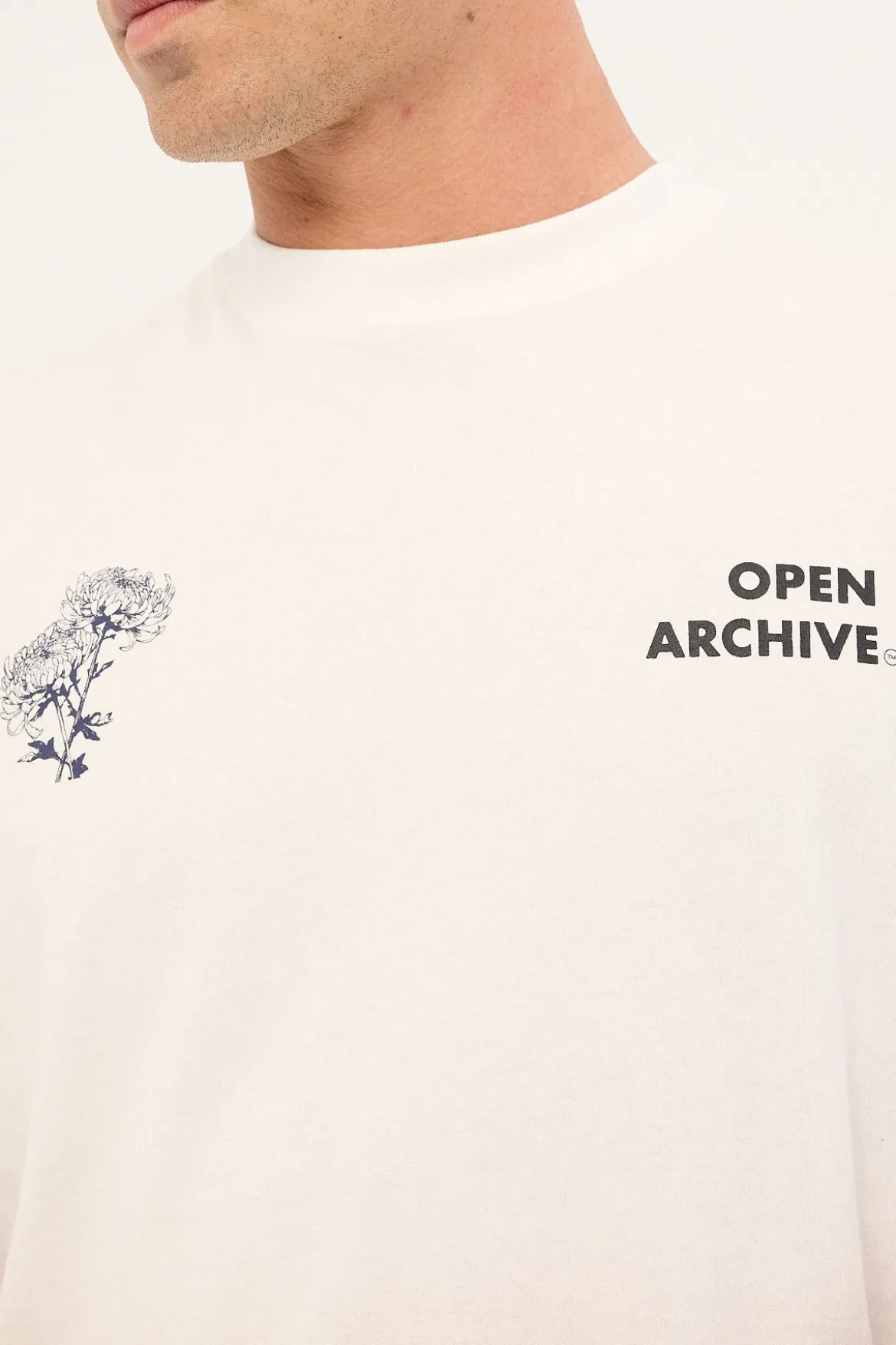 Flora Organic Boxy Tee Off White