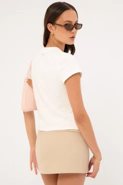 Florence Art Baby Tee White