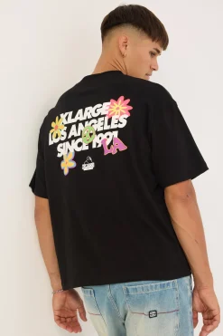 Flowers Gorilla Fit SS Tee Solid Black