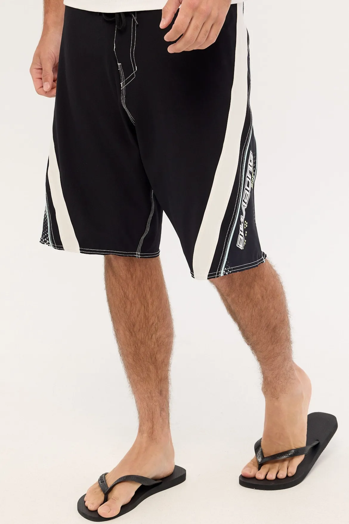 Fluid 2K Pro Boardshort Black/White