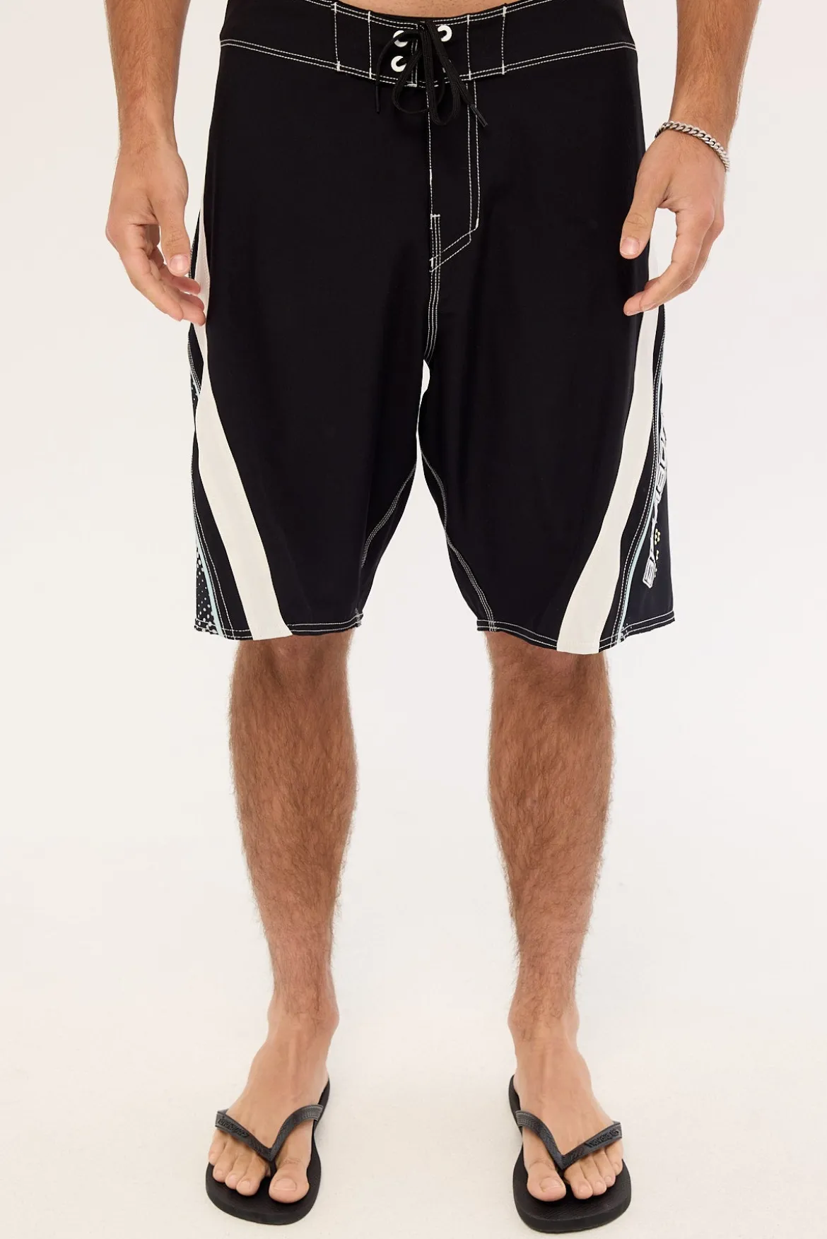 Fluid 2K Pro Boardshort Black/White