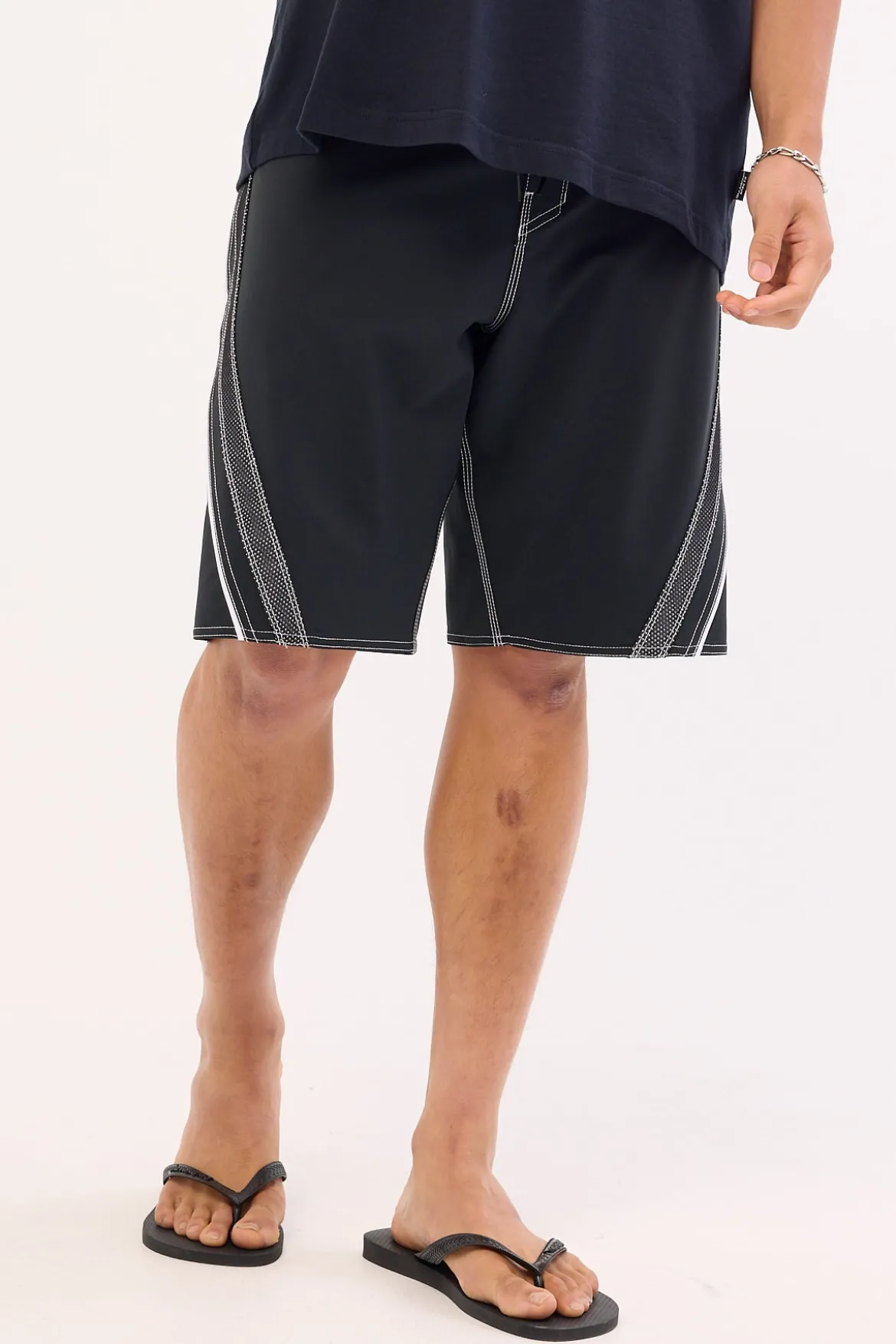 Fluid 2K Pro Boardshort Black/White