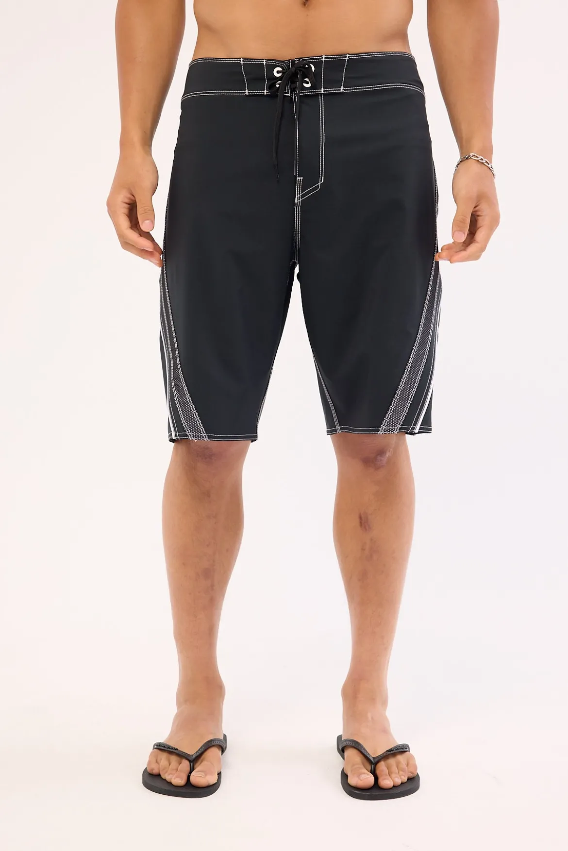 Fluid 2K Pro Boardshort Black/White