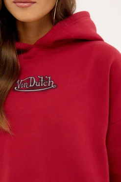 Flying Eye Oversized Hood Red