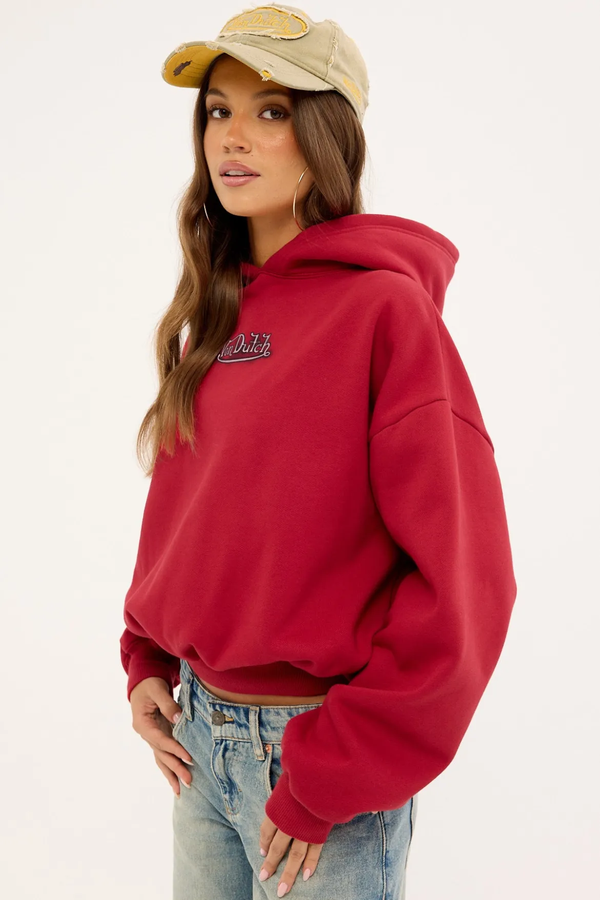 Flying Eye Oversized Hood Red