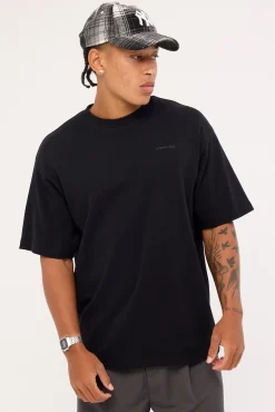 Focus Heavyweight Boxy Tech Tee Black
