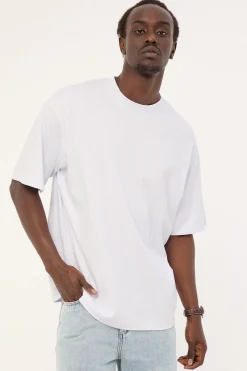 Focus Heavyweight Boxy Tech Tee White