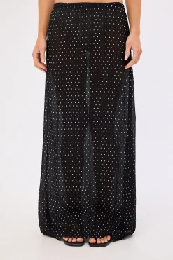 Ford Maxi Skirt Onyx Polka