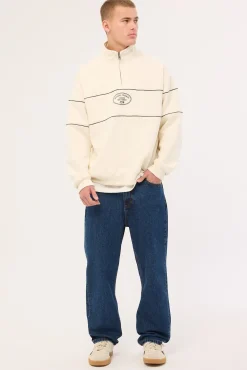 Form Quarter Zip Sweater Ecru
