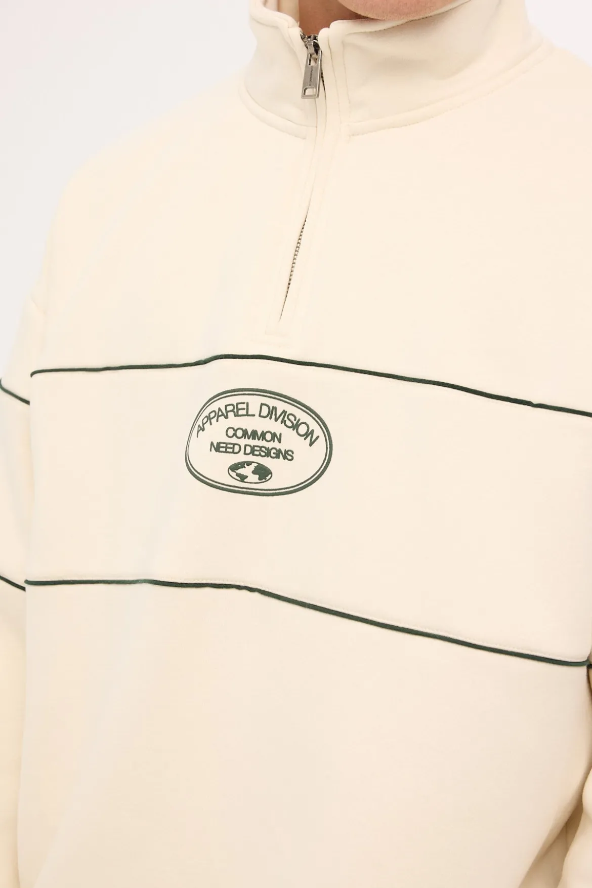 Form Quarter Zip Sweater Ecru