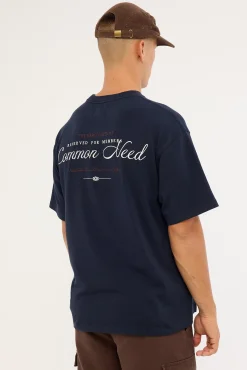 Format Heavyweight Easy Tee Navy