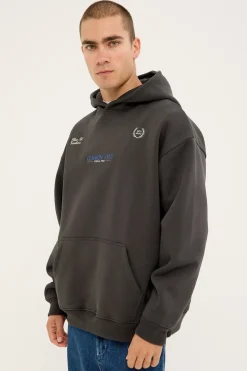 Fortis Boxy Hoodie Off Black