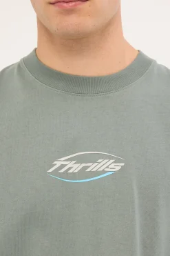 Fortune Favors Embro Box Fit Oversize Tee Scrubs Green
