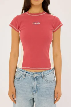 Fortune Favours Club Tee Redwood