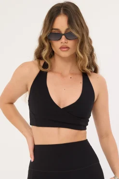 FR Wrap Crop Black
