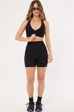 FR Wrap Crop Black