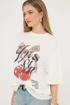Frankie Oversized Tee White