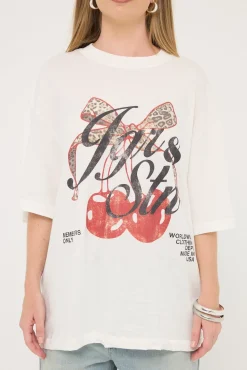 Frankie Oversized Tee White