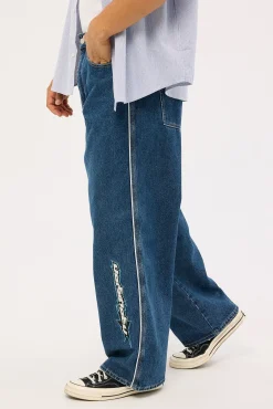 Freestyle Behemoth Super Baggy Jean Rave Blue
