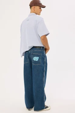 Freestyle Behemoth Super Baggy Jean Rave Blue