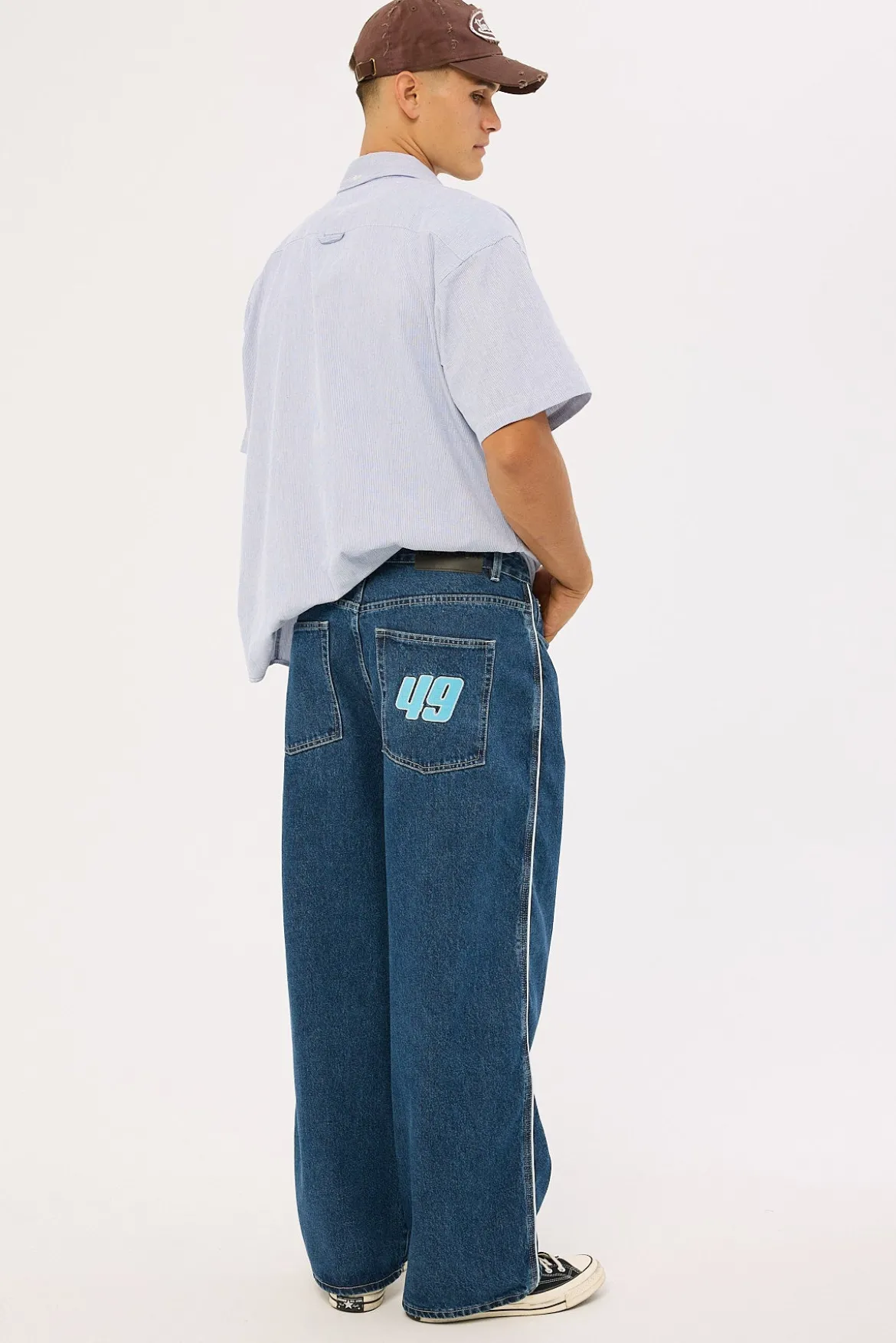 Freestyle Behemoth Super Baggy Jean Rave Blue