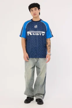 Frenetic Tee Navy Blue