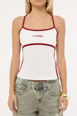 Freo King Fitted Top White