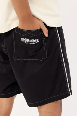 Frequency Baggy Nylon Short Black