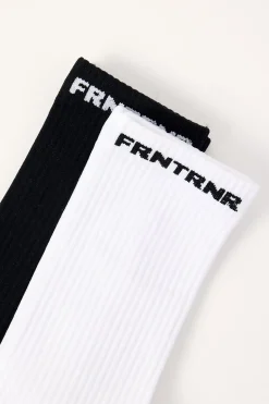 FRNTRNR Socks 2 Pack Black/White