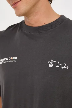 Fuji Heavyweight Boxy Tee Washed Black
